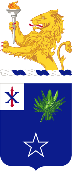 center Coat of arms (crest) of 45th Infantry Regiment, US Army