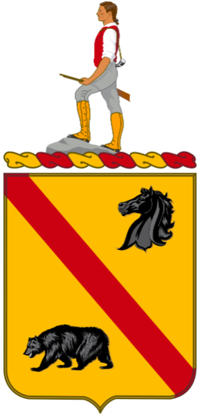 Coat of arms (crest) of the 302nd Cavalry Regiment, US Army