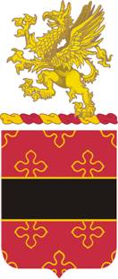Arms of 182nd Field Artillery Regiment, Michigan Army National Guard