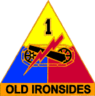 Arms of 1st Armored Division Old Ironsides, US Army
