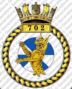 Coat of arms (crest) of the No 702 Squadron, FAA