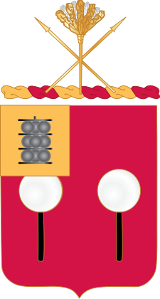 Arms of 9th Field Artillery Regiment, US Army