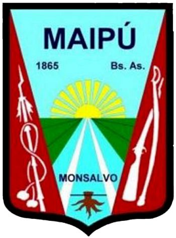 Escudo de Maipú (Buenos Aires)/Arms (crest) of Maipú (Buenos Aires)