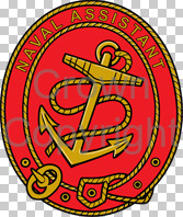 Coat of arms (crest) of the Naval Assistant, Royal Navy