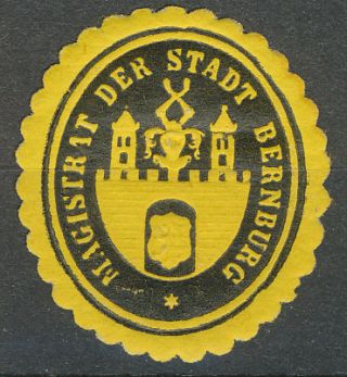 Siegel von Bernburg