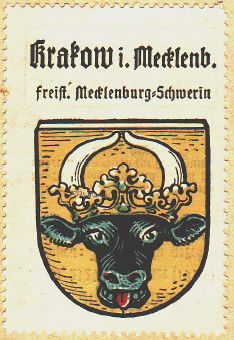Wappen von Krakow am See/Coat of arms (crest) of Krakow am See