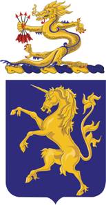 Coat of arms (crest) of the 6th Cavalry Regiment, US Army