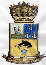 Coat of arms (crest) of the Tranport Ship ARA Canal Beagle (B-3), Argentine Navy