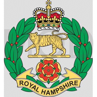 Coat of arms (crest) of the The Royal Hampshire Regiment, British Army