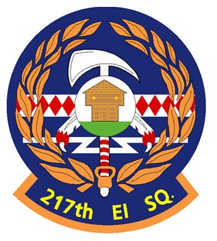 Coat of arms (crest) of the 217th Engineering Installation Squadron, Illinois Air National Guard
