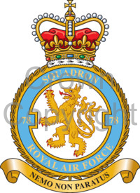 Coat of arms (crest) of the No 78 Squadron, Royal Air Force