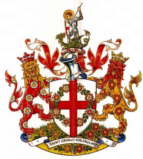 Arms of Royal Society of St George