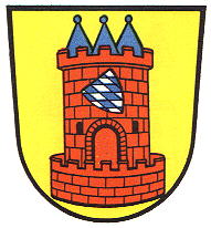 Wappen von Höchstadt an der Donau / Arms of Höchstadt an der Donau