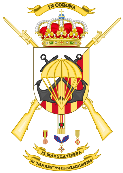 File:Parachute Infantry Regiment Nápoles No 4, Spanish Army.png