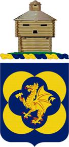 Arms of 44th Chemical Battalion, Illinois Army National Guard