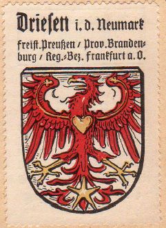 Wappen von Drezdenko/Coat of arms (crest) of Drezdenko