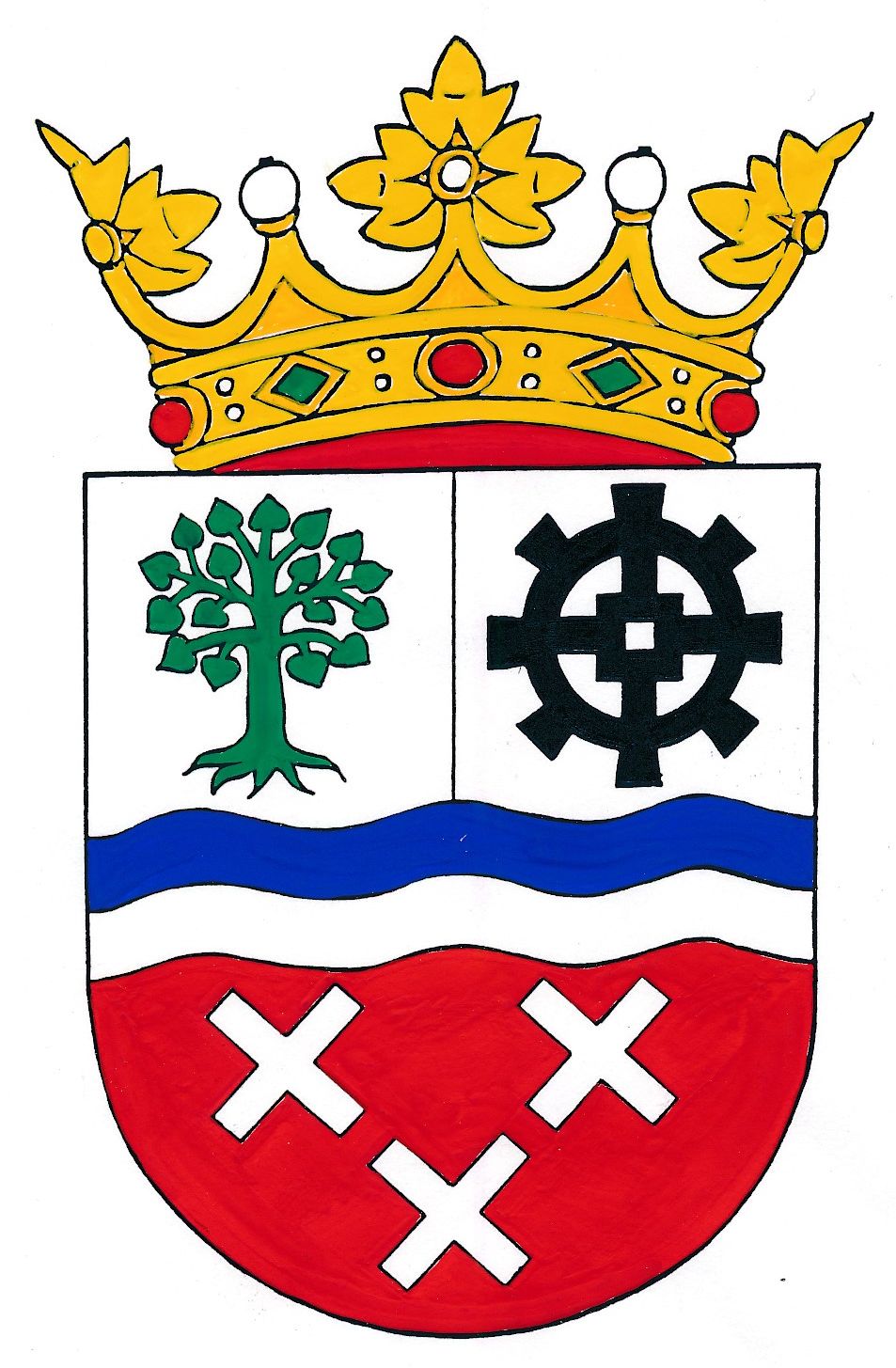 Wapen van Mark en Weerijs/Coat of arms (crest) of Mark en Weerijs