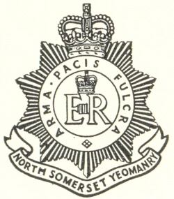 Coat of arms (crest) of the North Somerset Yeomanry, British Army