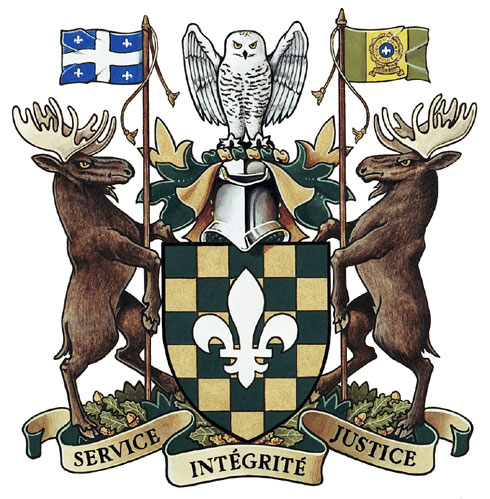 Arms of Québec Police Force