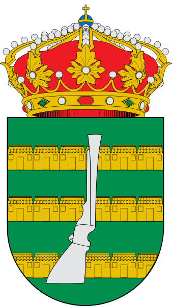 Escudo de Villanueva del Trabuco/Arms (crest) of Villanueva del Trabuco