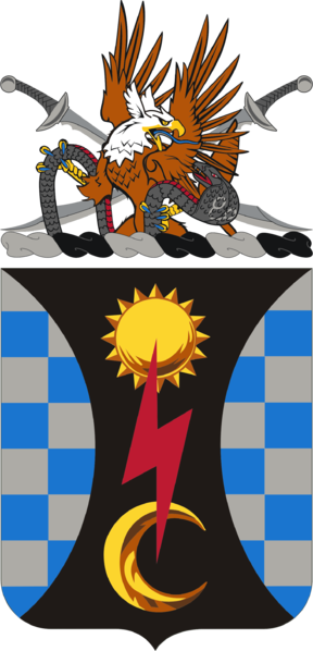 Coat of arms (crest) of the 109th Military Intelligence Battalion, US Army