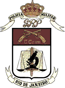 Coat of arms (crest) of Forensic Centre, Rio de Janeiro Military Police