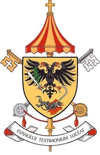 Arms (crest) of Basilica of St. Hermes, Ronse