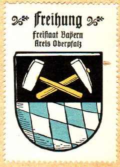 Wappen von Freihung/Coat of arms (crest) of Freihung