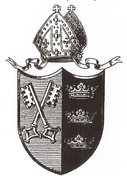 Arms (crest) of Diocese of Gloucester and Bristol (1836-1897)