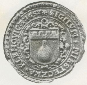 Seal of Klenovice na Hané