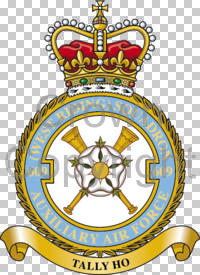 Coat of arms (crest) of the No 609 (West Riding) Squadron, Royal Auxiliary Air Force