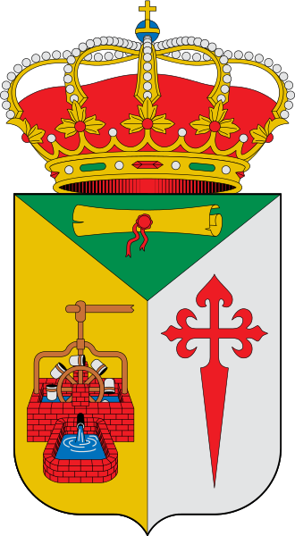 Escudo de Pozorrubio de Santiago/Arms (crest) of Pozorrubio de Santiago