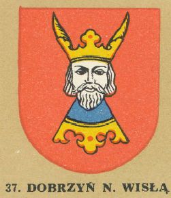 Arms of Dobrzyń nad Wisłą