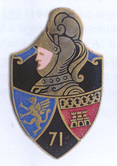Arms of 71st Infantry Regiment, French Army
