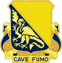Coat of arms (crest) of 84th Chemical Battalion, US Army