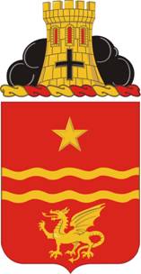Coat of arms (crest) of 30th Field Artillery Regiment, US Army