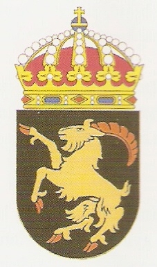 Coat of arms (crest) of the HMS Hälsingland, Swedish Navy