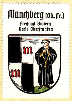 Wappen von Münchberg/Coat of arms (crest) of Münchberg