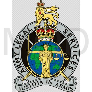 Arms of Army Legal Services Branch, AGC, British Army