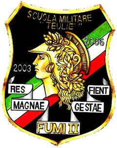 Coat of arms (crest) of the Course Fumi II 2003-2006, Military School Teulié, Italian Army