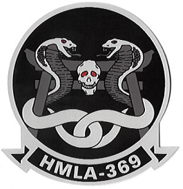 Coat of arms (crest) of the HMLA-369 Gunfighters, USMC