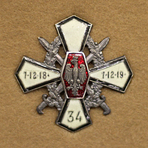 Coat of arms (crest) of the 34th Infantry Regiment, Polish Army