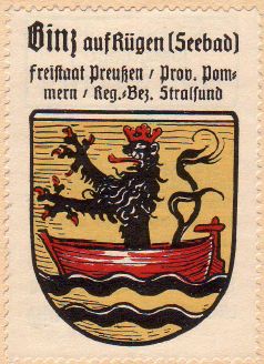 Wappen von Binz/Coat of arms (crest) of Binz