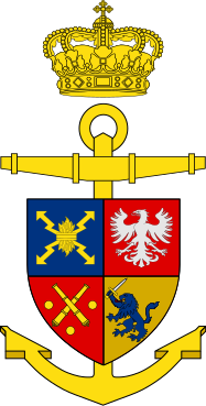 Coat of arms (crest) of the Frigate Peter Tordenskiold, Danish Navy