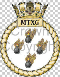 Coat of arms (crest) of the Mine Threat Exploitation Group, Royal Navy
