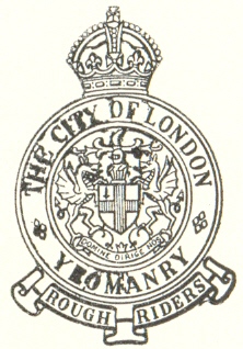 Coat of arms (crest) of City of London Yeomanry (Rough Riders), British Army