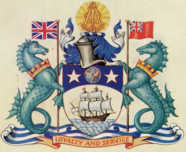Arms (crest) of Honourable Company of Master Mariners