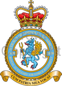 Coat of arms (crest) of the No 2620 (County of Norfolk) Squadron, Royal Auxiliary Air Force Regiment