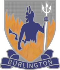 Arms of Burlington City High School Junior Reserve Officer Training Corps, US Army