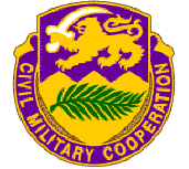 Coat of arms (crest) of 401st Civil Affairs Battalion, US Army